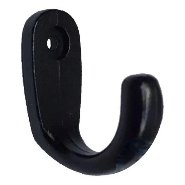 Büyük Tekli Fincan Askı, Dekor Askısı - Siyah, 100 Adet, 12x23x30 Mm - Görsel 2