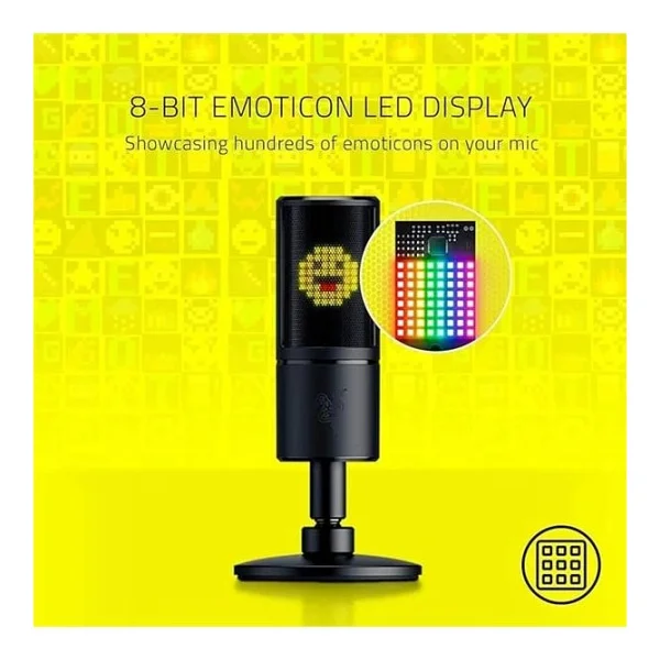 Razer Seiren Emote Rz19-03060100-R3m1 Profesyonel Masaüstü Gaming Mikrofon - Görsel 2
