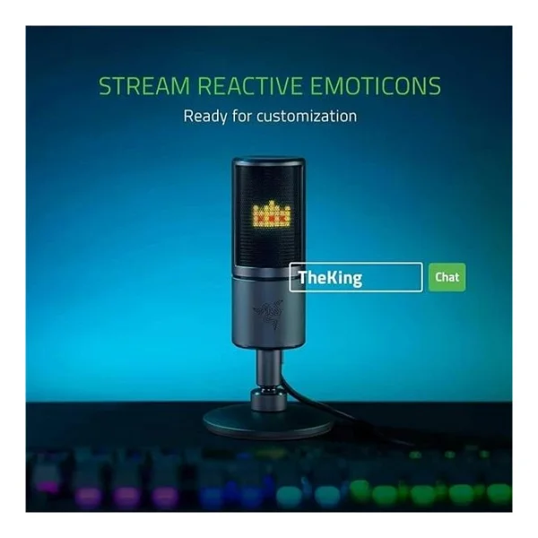 Razer Seiren Emote Rz19-03060100-R3m1 Profesyonel Masaüstü Gaming Mikrofon - Görsel 4