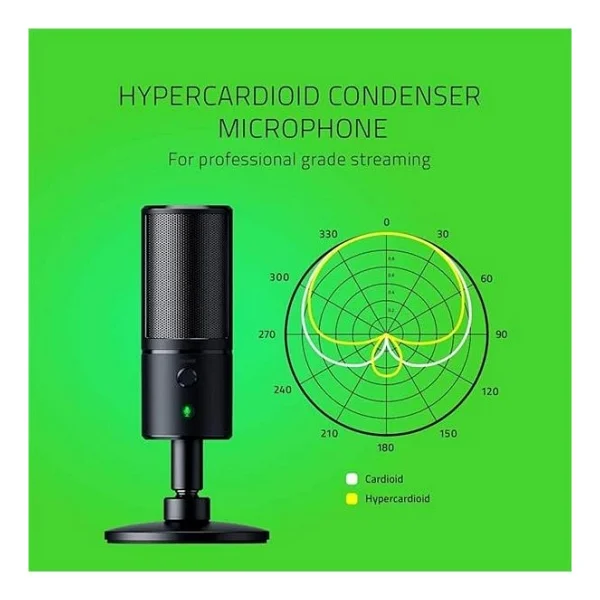 Razer Seiren Emote Rz19-03060100-R3m1 Profesyonel Masaüstü Gaming Mikrofon - Görsel 5
