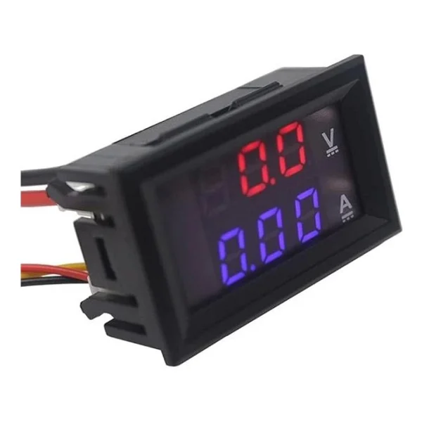 Dijital Voltmetre Dijital Ampermetre Dc 100v 10a Gerilim Akım - Görsel 3