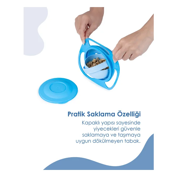 Babyjem Turuncu Dökülmeyen Tabak - Görsel 8