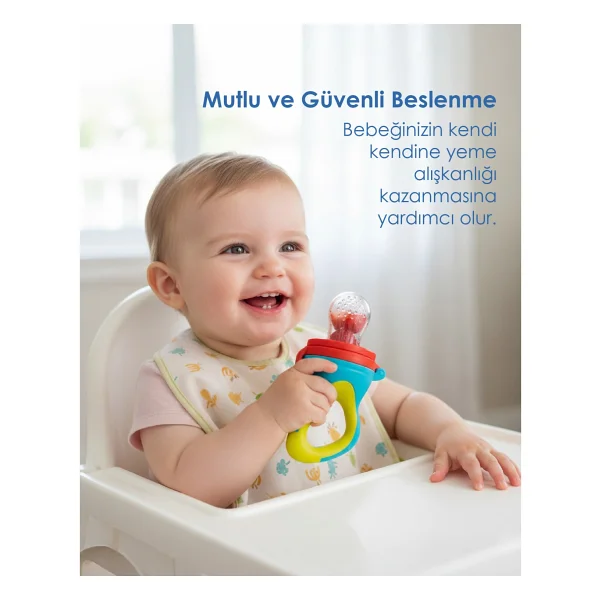 Babyjem Silikon Uçlu Mavi Meyve Sebze Emziği - Görsel 10