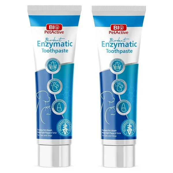 Bio Petactive Biodent Enzymatic Kedi Ve Köpekler Için Özel Diş Macunu 100 Ml X 2 Adet - Görsel 2