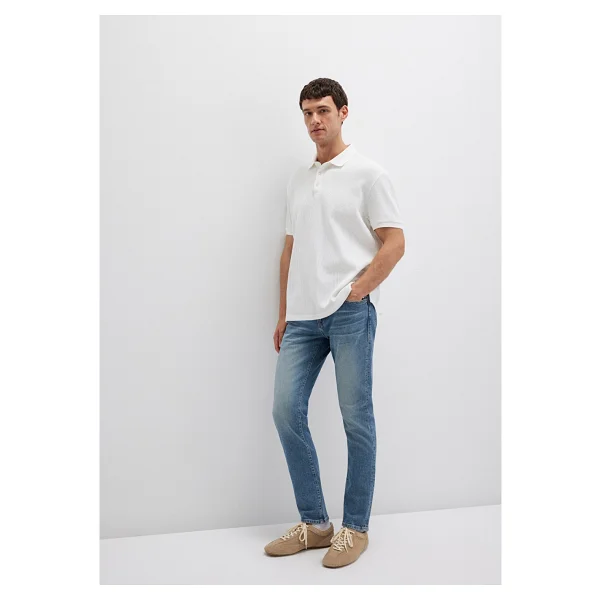 Mavi Marcus Premium 00351-90654 Açık Buz Mavisi Erkek Straight Jean - Görsel 10