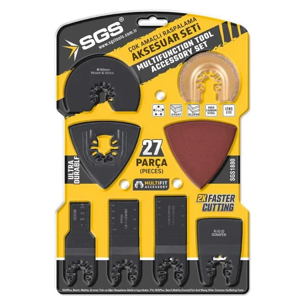 Sgs 1880 Kesici Ve Raspalama Aksesuar Seti 27 Parça - Görsel 2