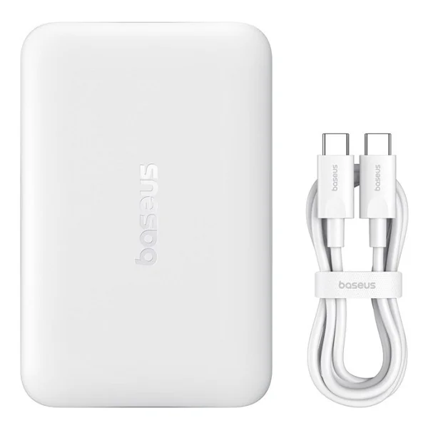 Baseus Enerfill Fm11 Beyaz 10000 mAh Hızlı Şarj Magsafe Powerbank - Görsel 4