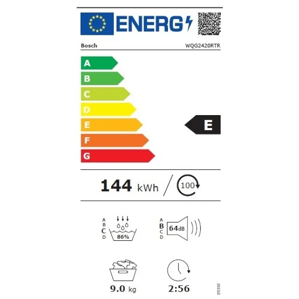 Bosch Wqg2420rtr 9 Kg Çamaşır Kurutma Makinesi - Görsel 6