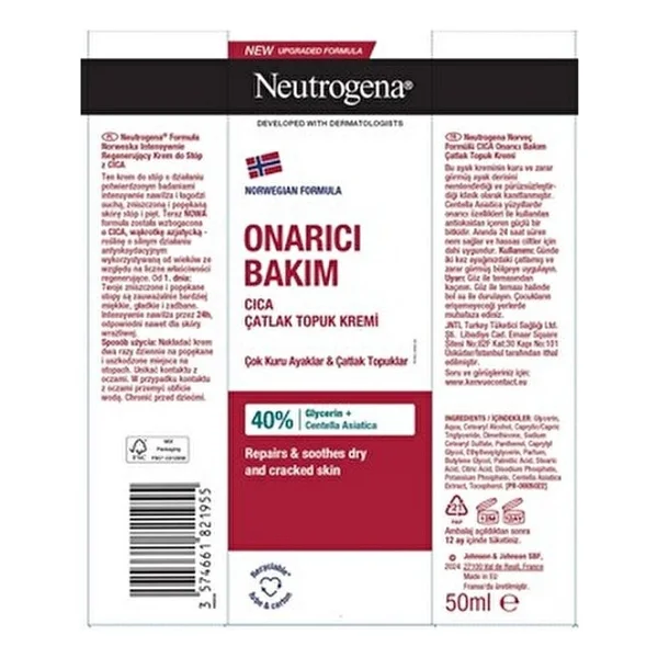Neutrogena Norveç Formülü Çatlak Topuklar İçin 50 Ml 2 Adet Ayak Kremi - Görsel 2