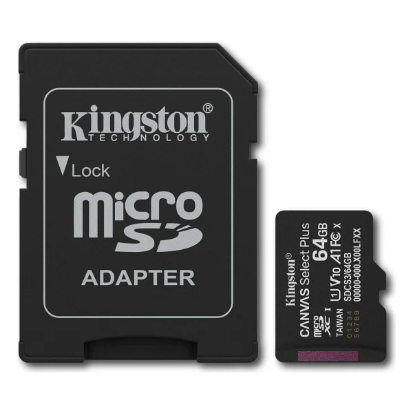 Kingston Canvas Select Plus Sdcs3/64gb Class 10 Uhs-I U1 A1 V10 64 GB Micro Sd Kart - Görsel 2
