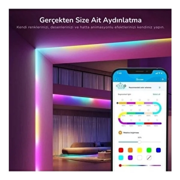 Govee Basic Rgbıc H618a 5 M Şerit LED - Görsel 2