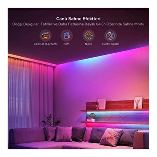 Govee Basic Rgbıc H618a 5 M Şerit LED - Görsel 6