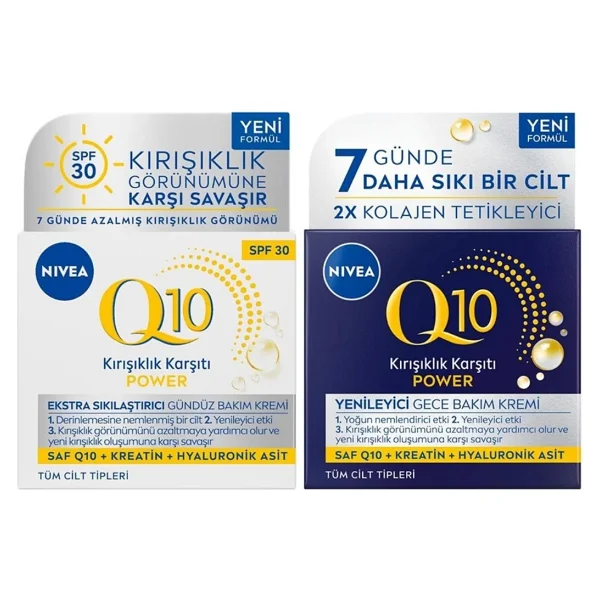 Nivea Q10 Power Kırışıklık Karşıtı Gündüz Bakım Kremi 50 Ml Kolajen İçerikli Aydınlatıcı Etki - Görsel 2