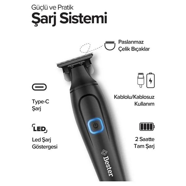 Bester ZC4230 Sakal ve Saç Kesme Makinesi - Görsel 4