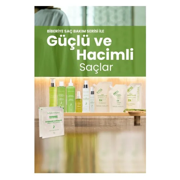 Bade Natural Biberiye Keratin Kolajen Complex Dökülme Karşıtı 250 Ml Şampuan - Görsel 7