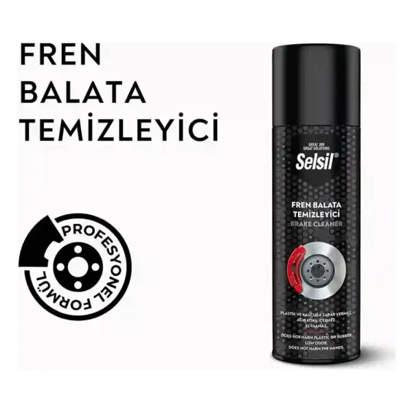 Selsil Fren Balata Spreyi Ve Genel Temizleme Spreyi 500 Ml. - Şeffaf - Görsel 2