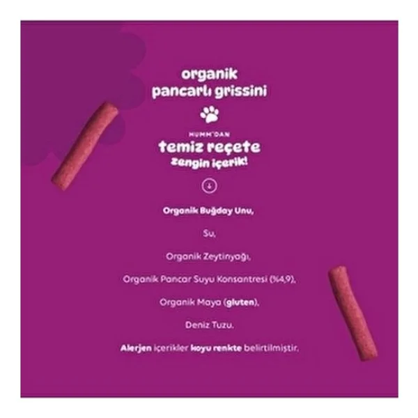 Humm Organic Pancarlı Grissini 55 Gr - Görsel 8