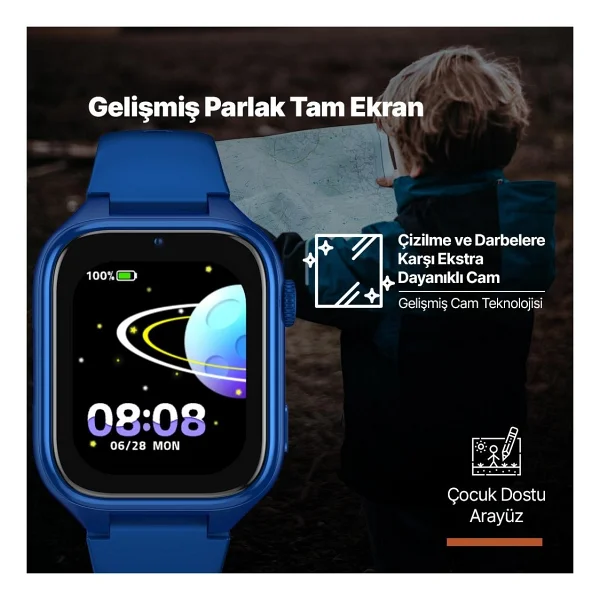 Ttec Kidi 2ksw02m Lacivert Akıllı Çocuk Saati - Görsel 4