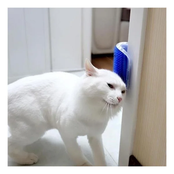 Buffer Pratik Kedi Tüyü Kaşıma Ve Tarama Aparatı Duvara Monte Kaşıma Aleti - Görsel 6