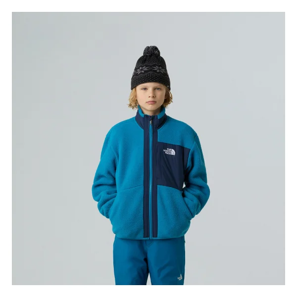 The North Face Yumıorı Erkek Çocuk Fermuarlı Polar Ceket Nf0a8azgcz61 - XL - Mavi - Görsel 3