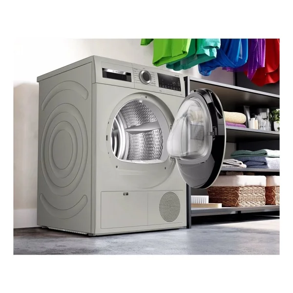 Bosch 9 Kg A++ Enerji Sınıfı Isı Pompalı Kurutma Makinesi - Dijital Kontrol Paneli, Inox Renk, 64 Db Sessiz Çalışma - Görsel 2