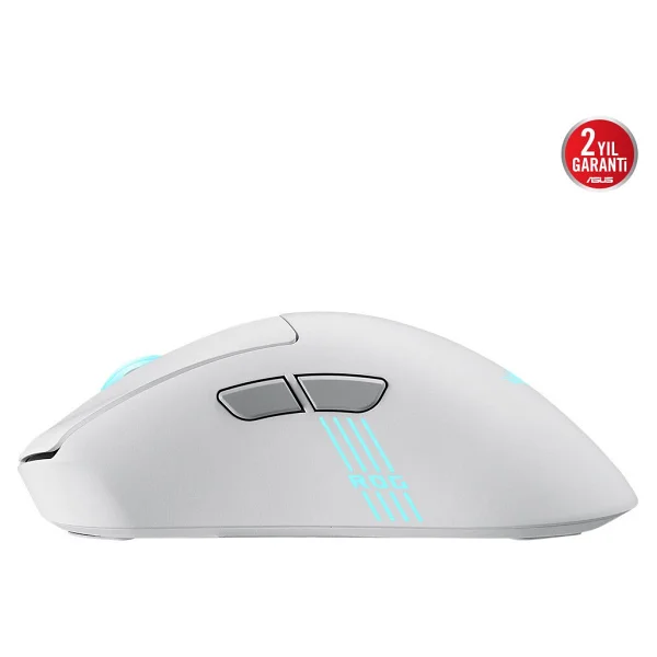Asus Rog Keris Iı Origin Şarjlı Makrolu Optik Kablolu/Kablosuz Oyuncu Mouse - Görsel 3