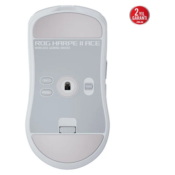 Asus ROG Harpe II Ace Beyaz Şarjlı Optik Kablolu/Kablosuz Oyuncu Mouse - Görsel 3