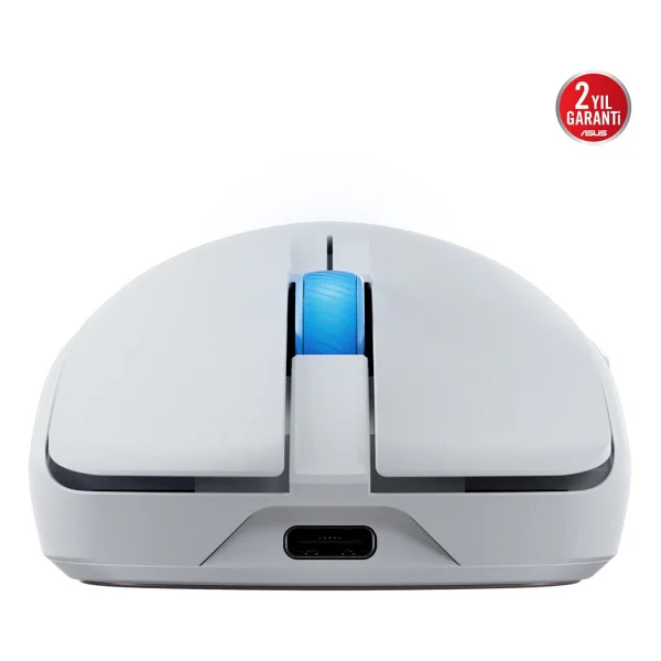 Asus ROG Harpe II Ace Beyaz Şarjlı Optik Kablolu/Kablosuz Oyuncu Mouse - Görsel 4