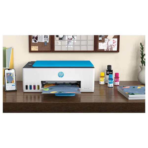 Hp Smart Tank 596 9b2c6a Wi-Fi + Tarayıcı + Fotokopi Renkli Çok Fonksiyonlu Tanklı Mürekkep Püskürtmeli Yazıcı - Görsel 5