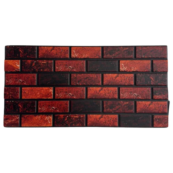 Aren Design 3 Boyutlu Düz Tuğla Desenli Strafor Duvar Kaplama Paneli - Renkli - Görsel 3