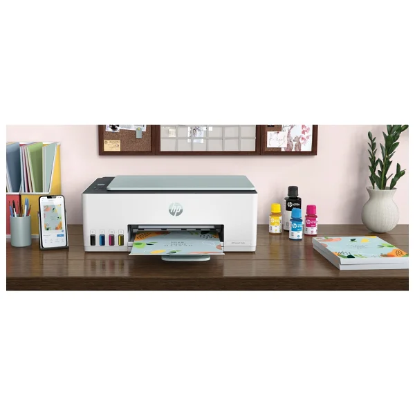 Hp Smart Tank 582 4a8d6a Wi-Fi + Tarayıcı + Fotokopi Renkli Çok Fonksiyonlu Tanklı Mürekkep Püskürtmeli Yazıcı - Görsel 8