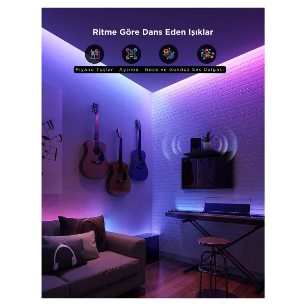 Govee Strip Light 2 Pro Extension Rgbıc H61a1 1 M Şerit LED Uzatma Kiti - Görsel 2