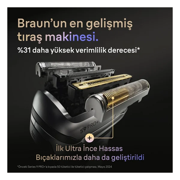Braun Series 9 Pro+ 96m Tıraş Makinesi Yedek Başlığı - Görsel 7