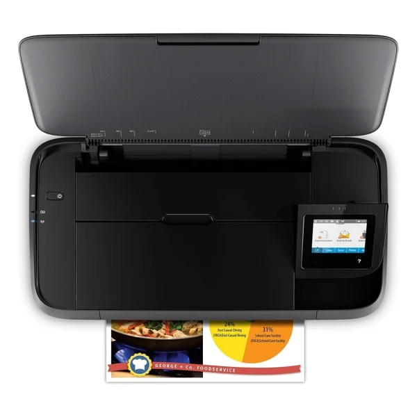 Hp Officejet 250 Mobile Cz992a Wi-Fi +Tarayıcı + Fotokopi Renkli Çok Fonksiyonlu Mürekkep Püskürtmeli Yazıcı - Görsel 3