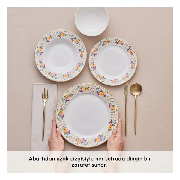 Karaca Viyan 24 Parça 6 Kişilik Yemek Takımı - Görsel 5