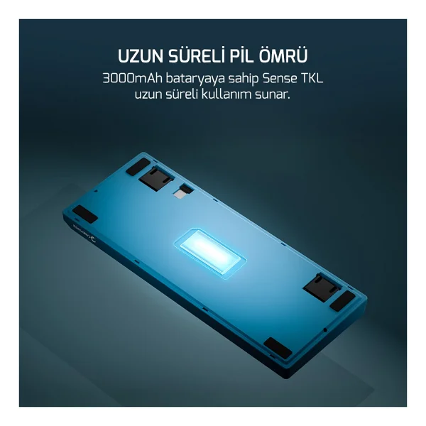 Gamepower Sense RGB Tkl Red Switch Kablolu/Kablosuz Mekanik Oyuncu Klavyesi - Görsel 4