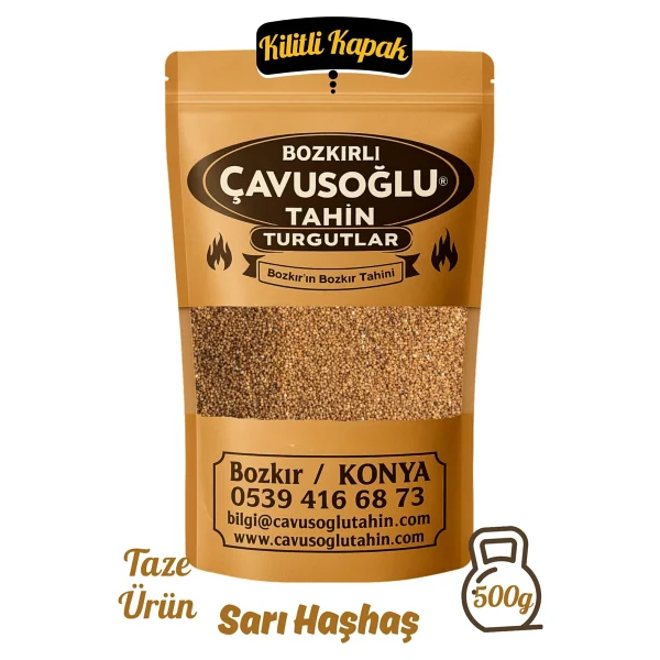 Bozkırlı Çavuşoğlu Sarı Haşhaş 500g - Görsel 6