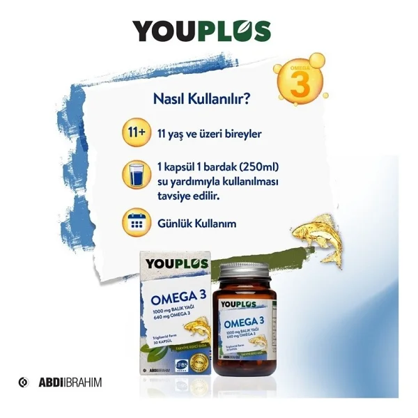 Youplus Omega 3 30 Kapsül 2'li - Görsel 5