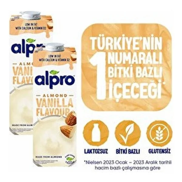 Alpro Vanilya Badem Içeceği 2x1 Lt - Görsel 10