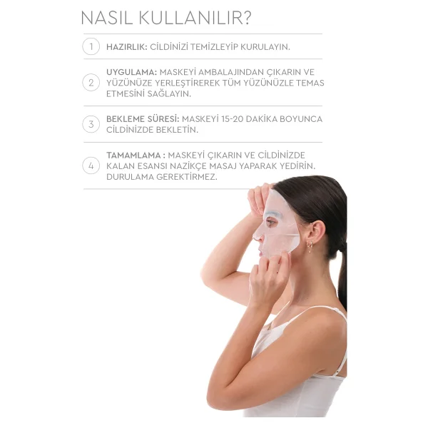Mjcare On Coenzyme Mask - Koenzim Q10 İçeren Yüz Maskesi 20'li - Görsel 2