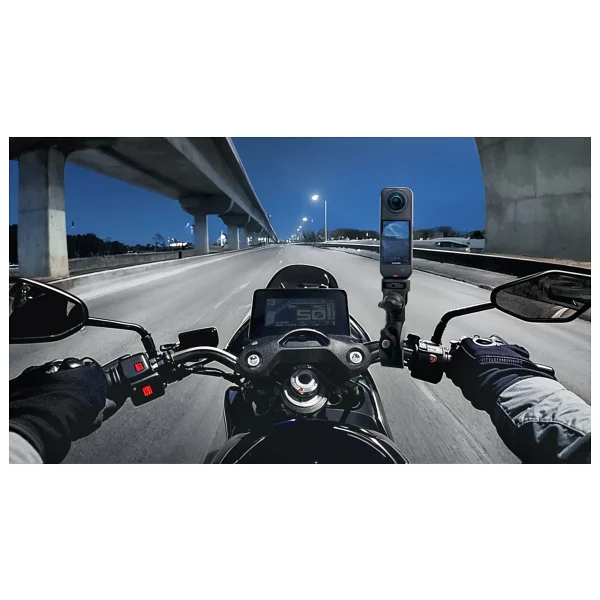 Insta360 X5 Siyah Aksiyon Kamerası - Motosiklet Kiti - Görsel 4