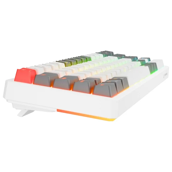 Rampage Yoru Mini Pro RGB Tkl Red Switch Kablolu/Kablosuz Mekanik Oyuncu Klavyesi - Görsel 6
