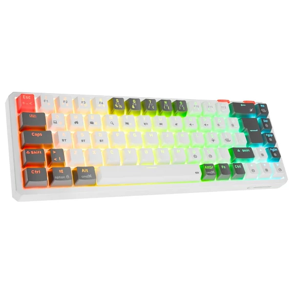 Rampage Yoru Mini Pro RGB Tkl Red Switch Kablolu/Kablosuz Mekanik Oyuncu Klavyesi - Görsel 8