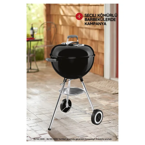 Weber Classic Kettle 47 Cm Siyah Kömürlü Mangal - Görsel 7