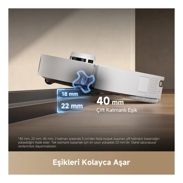 Dreame L40s Pro Ultra Çöp İstasyonlu Akıllı Robot Süpürge - Görsel 5