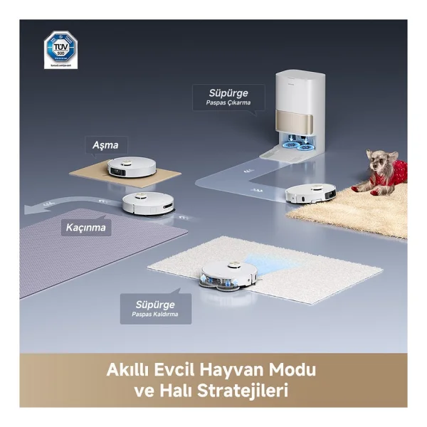 Dreame L40s Pro Ultra Çöp İstasyonlu Akıllı Robot Süpürge - Görsel 4