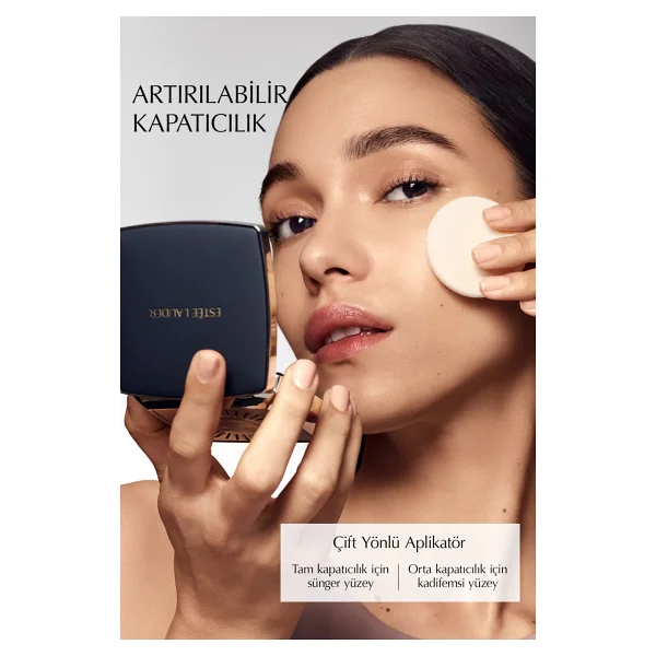 Estee Lauder Double Wear Stay İn Place Matte Spf 10 2c2 Pale Almond 12 Gr Pudra Fondöten - Görsel 3