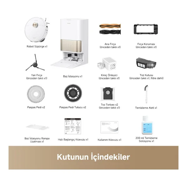 Dreame L40s Pro Ultra Çöp İstasyonlu Akıllı Robot Süpürge - Görsel 9