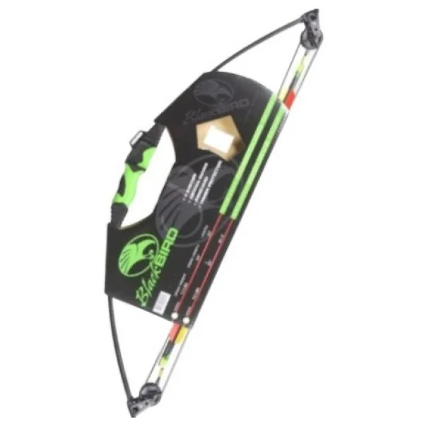 Blackbird Comp. Pro Set 24"12lbs Fiberglas Makaralı Yay Seti Çocuk - 55g204 - 24" 12 Lbs - Görsel 4