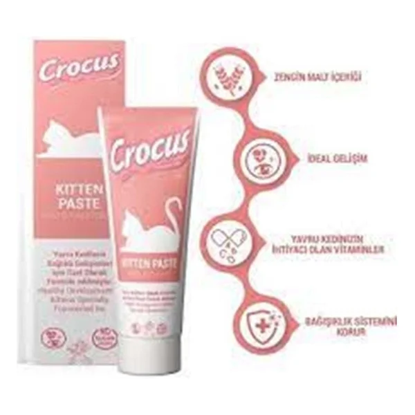 Crocus 100 Gr Malt Yavru Kedi Macunu - Görsel 2
